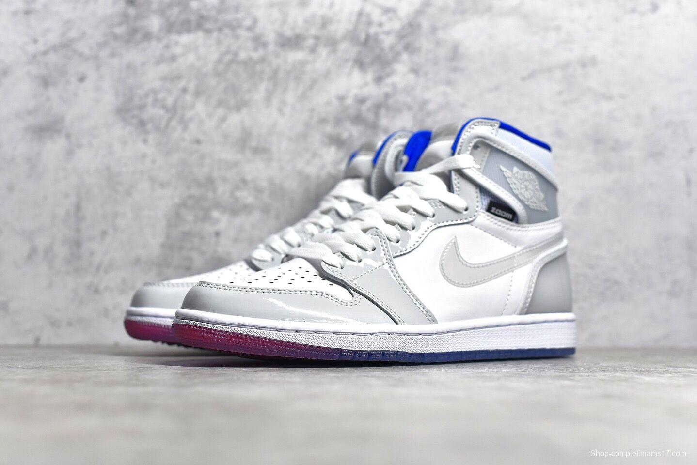 Jordan 1 Retro High Zoom White Racer Blue