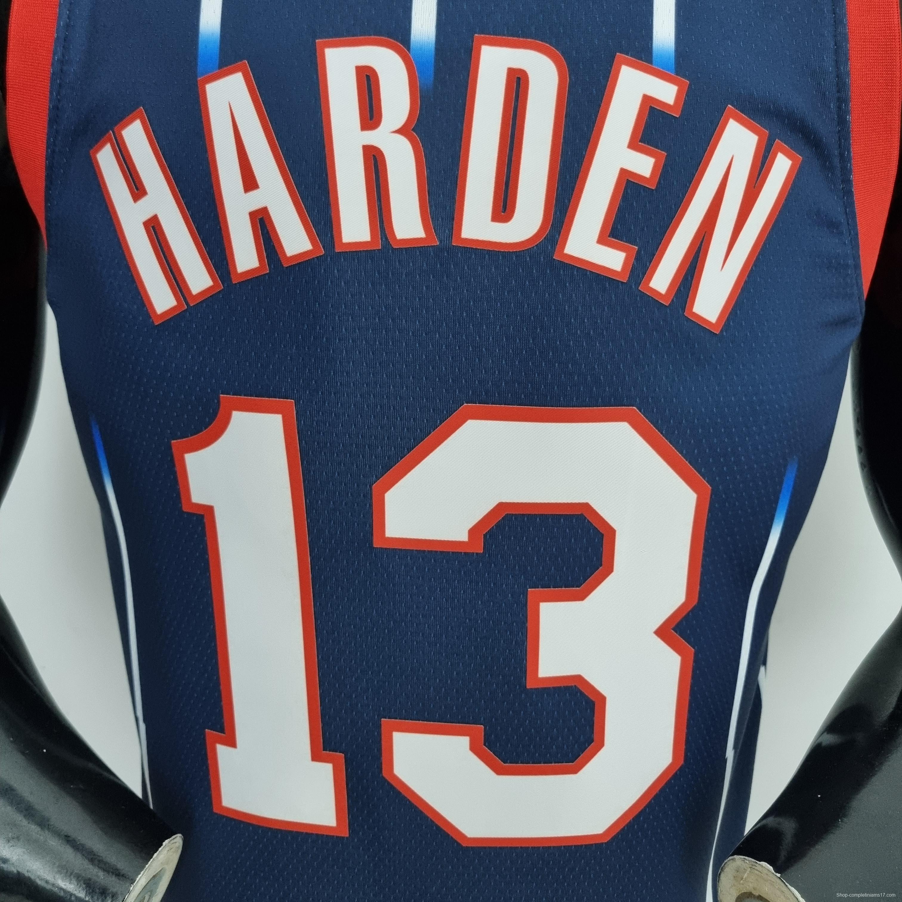 2022 Houston Rockets Harden #13 City Edition NBA Jersey