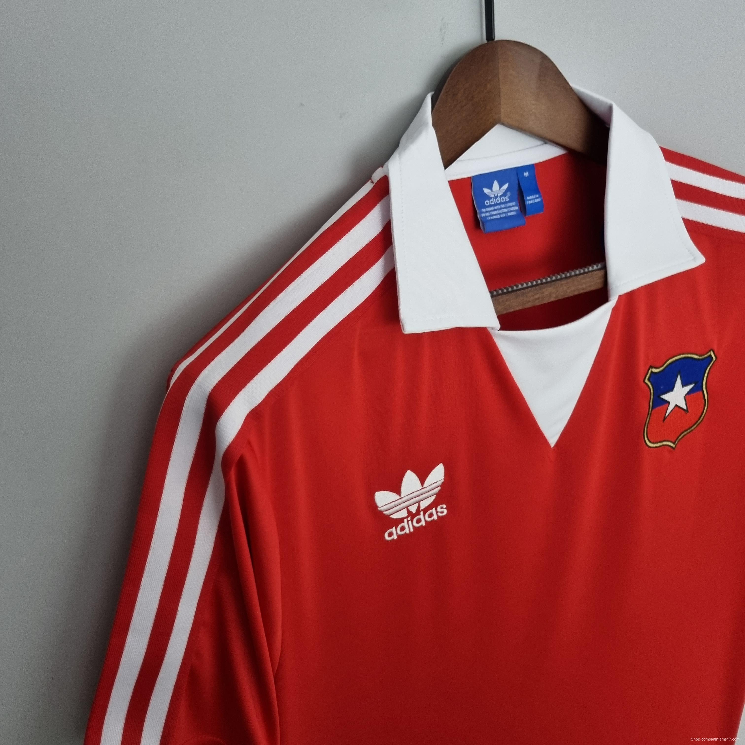 Retro chile 1982 home Soccer Jersey