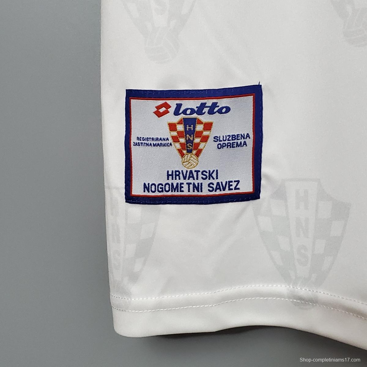 Retro 1998 Croatia away Soccer Jersey