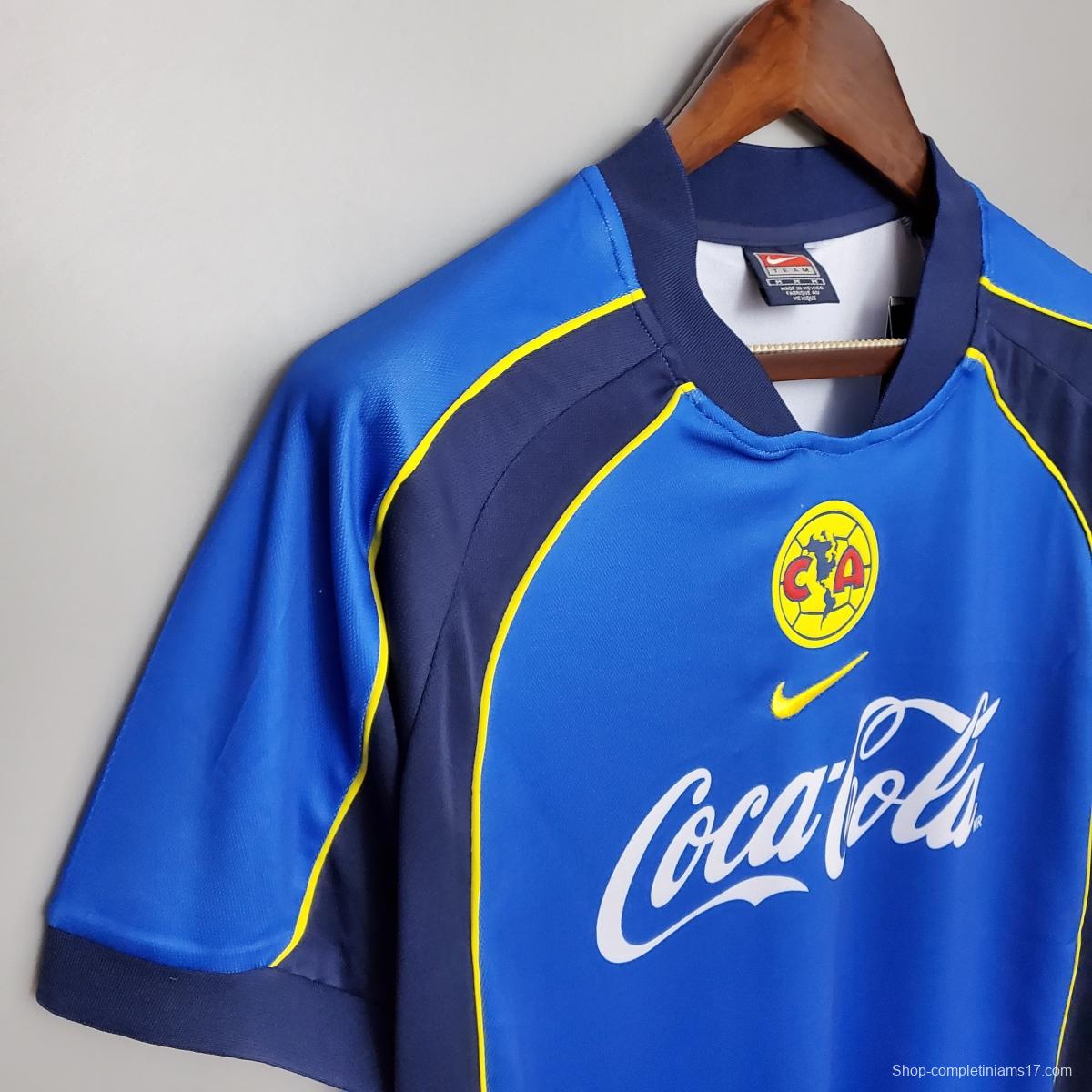 Retro 01/02 Club America away Soccer Jersey