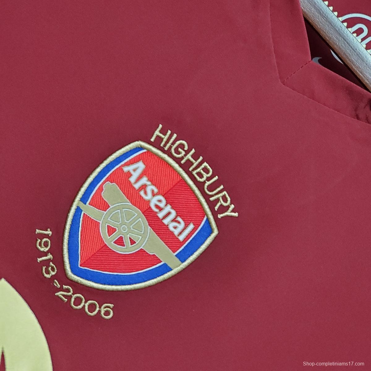 Retro 05/06 Arsenal home Soccer Jersey