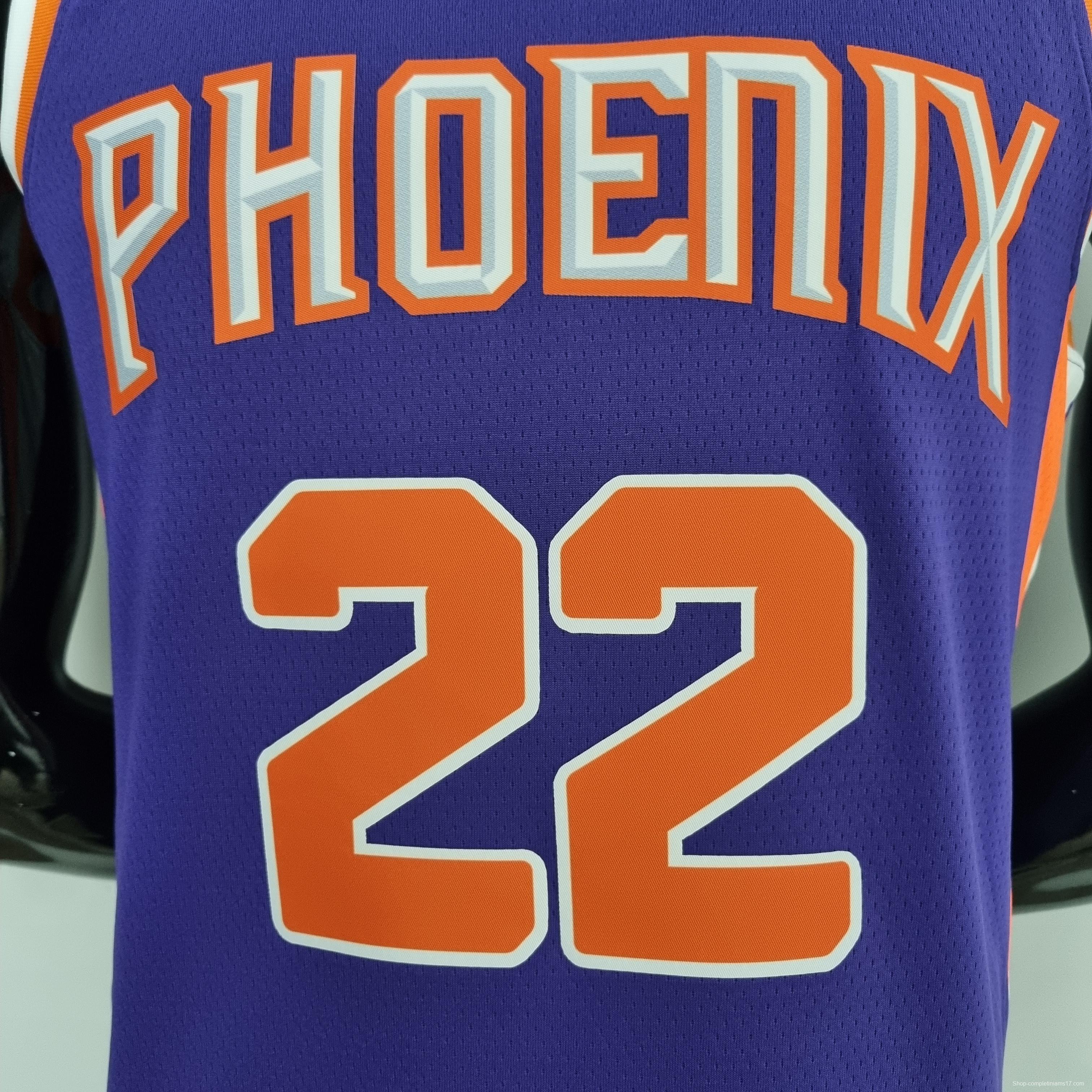 75th Anniversary Ayton #22 Phoenix Suns Purple NBA Jersey