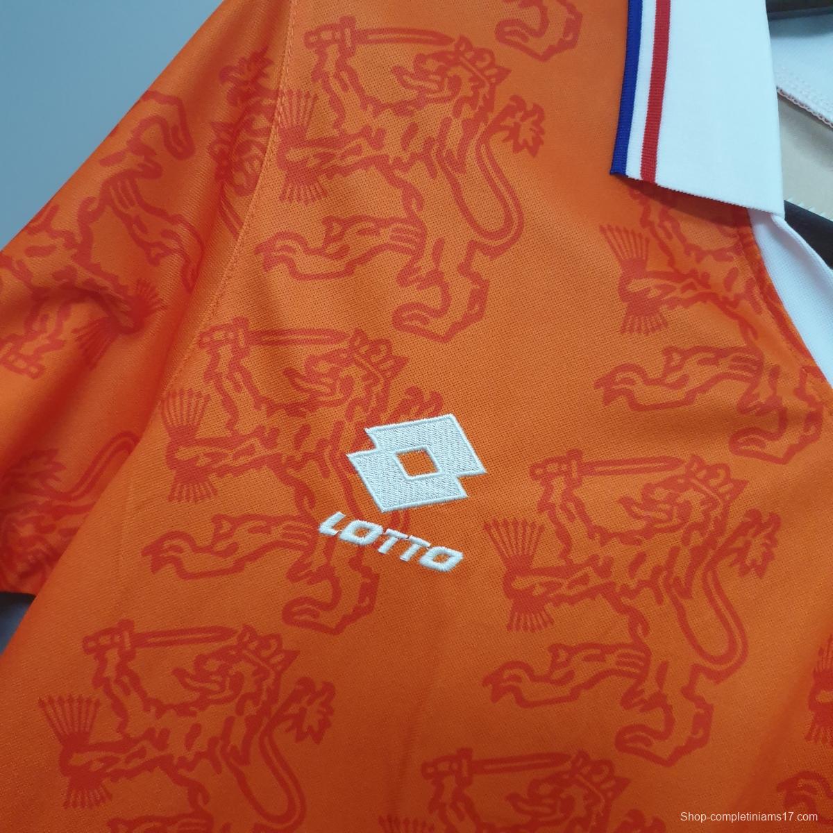 Netherlands 1995 retro shirt home Soccer Jersey