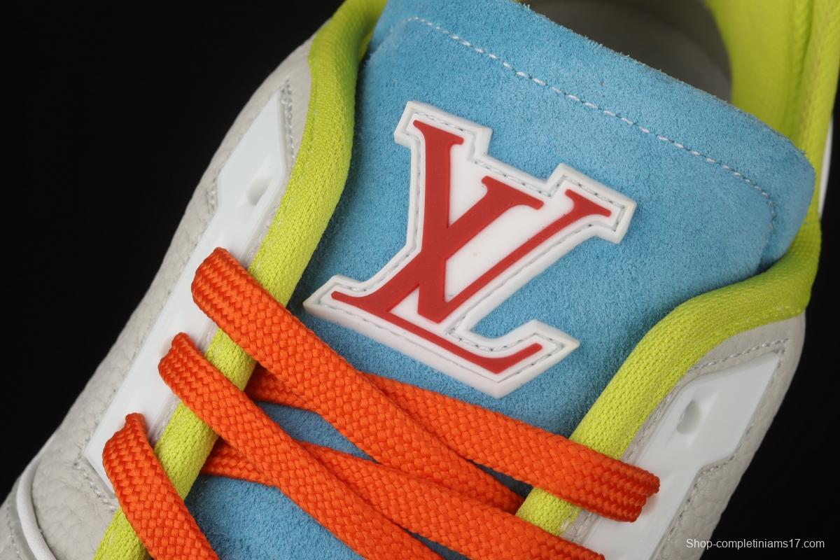 Authentic LV 2021s LV Trainer is limited to the latest color matching in autumn