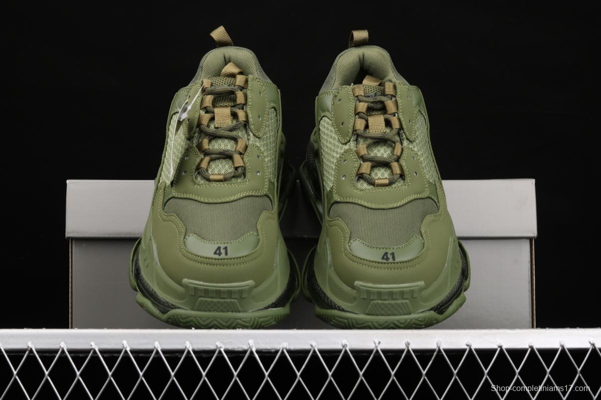 Balenciaga Triple S 3.0 full-combination nitrogen crystal outsole W2GA12325 for retro casual running shoes