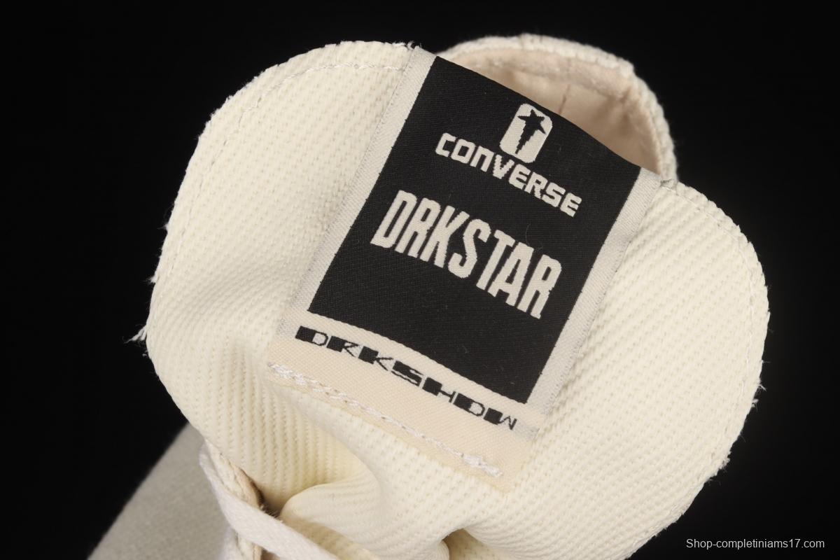 Converse x DRKSHDW international famous designer RickOwens launched a joint series of high-top casual board shoes A00132C.