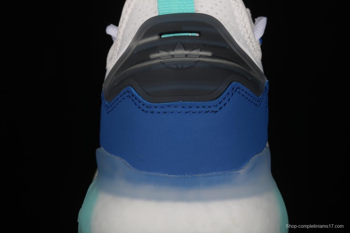 Adidas ZX 2K Boost H05148 20 Summer New Clover Popcorn vintage running shoes