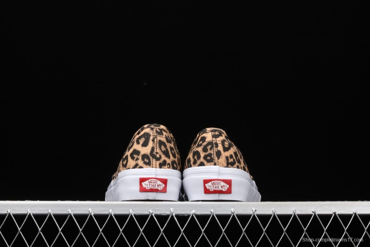 Vans Authentic 2021SS official website limited leopard print low-top casual board shoes VN0AODUNQQ