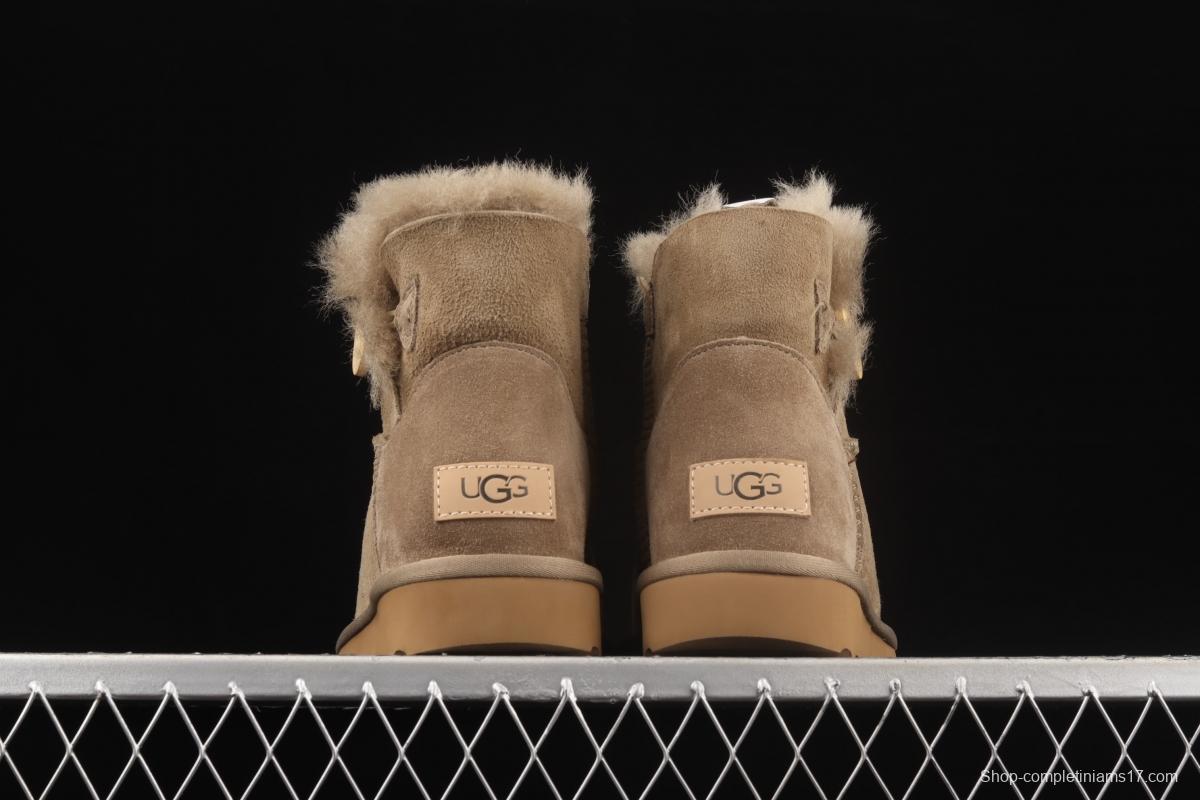 UGG Mini Bailey Button II wooden buckle help outdoor snow boots 1016422