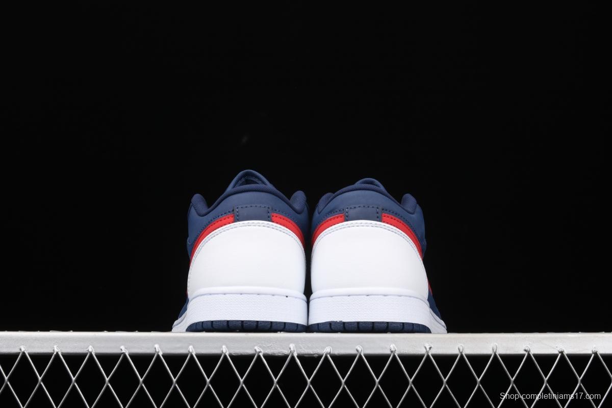 Air Jordan 1 Low Patriot Blue Red low Gang Culture Leisure Sports Board shoes CZ8454-400