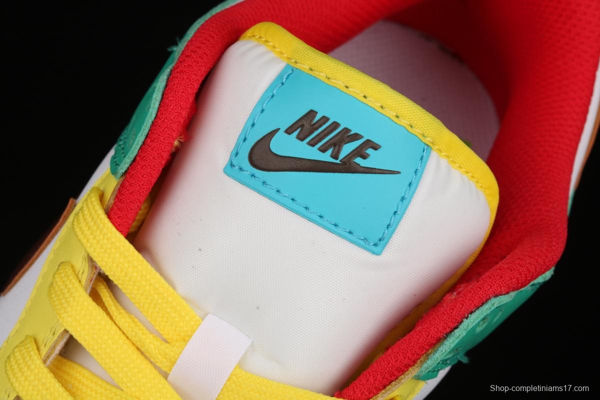 NIKE DUNK Low Free 99 white colorful mandarin duck dunk series low side leisure sports skateboard shoes DH0952-100