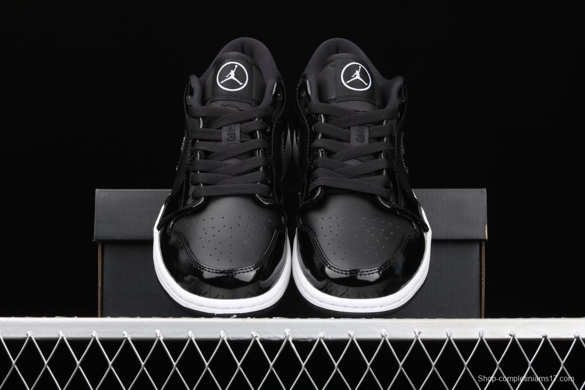 Air Jordan 1 Low ASW low-top all-Star patent leather black low-top basketball shoes DD1650-001