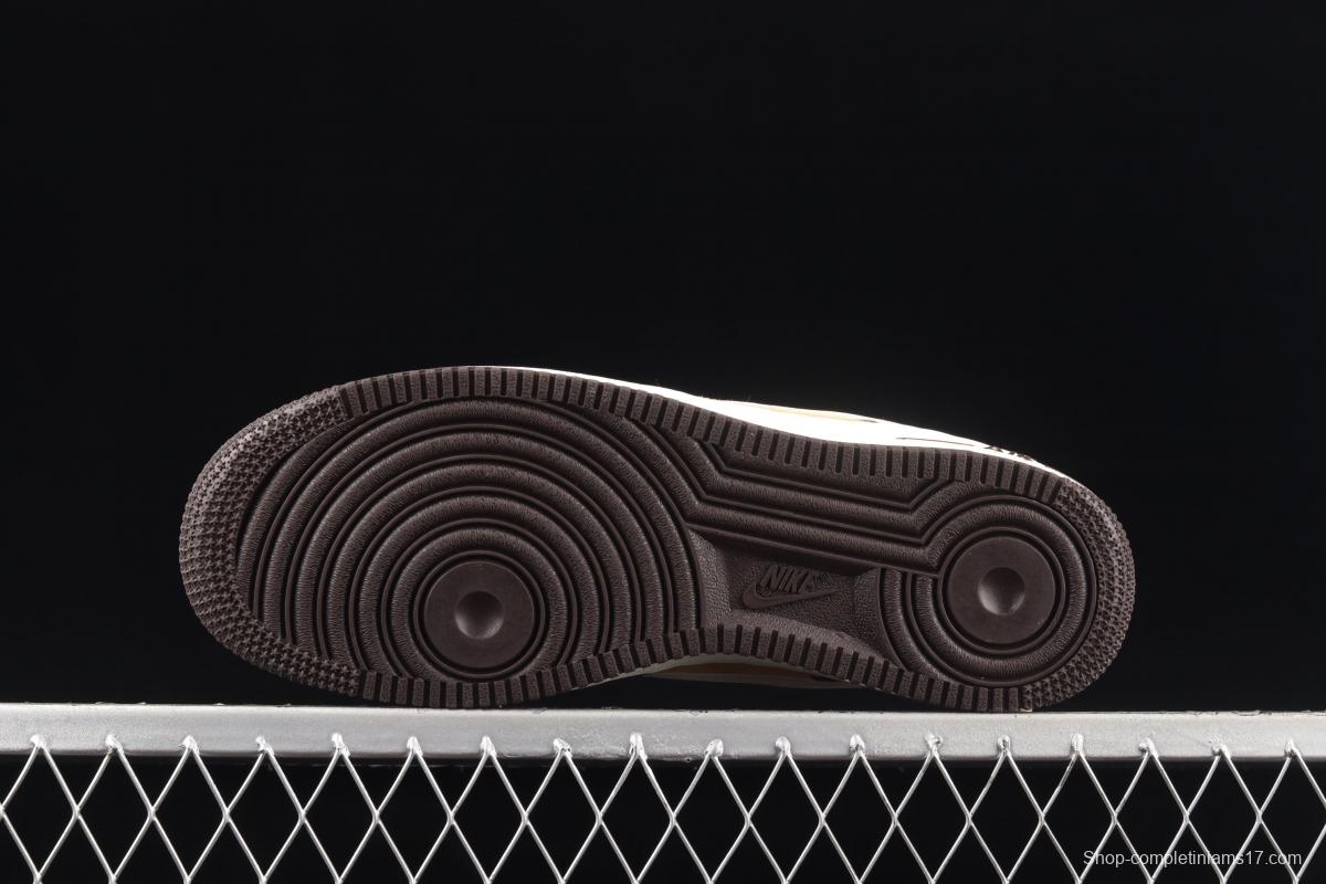 NIKE Air Force 1o07 Low beige brown low-top casual board shoes NT9986-008