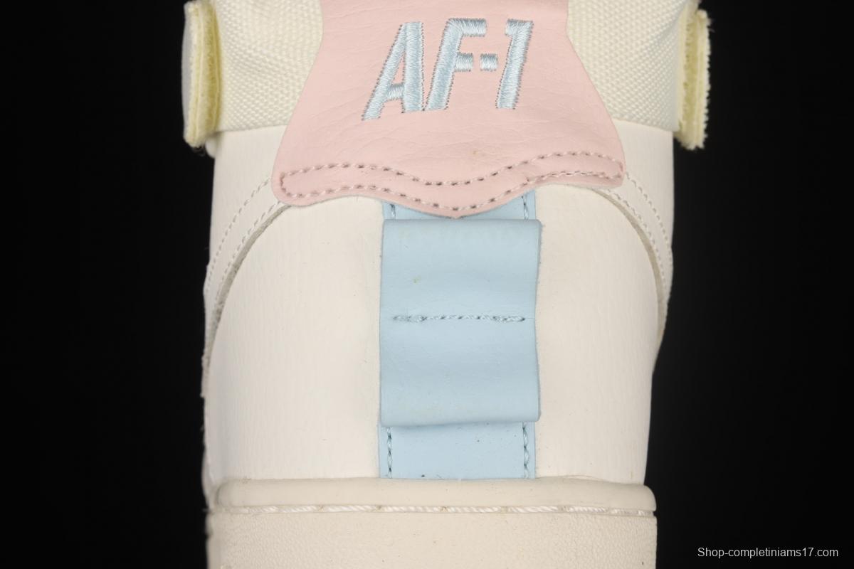 NIKE Air Force 1 Hi UT air force rice white high top casual board shoes CQ4810-111,