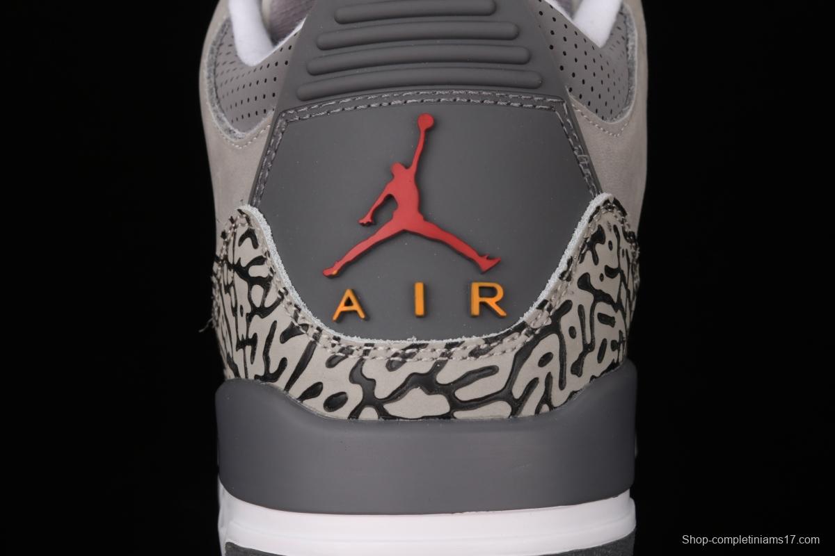 Air Jordan 3 Cool Grey AJ3 Joe 3 Wolf CT8532-012