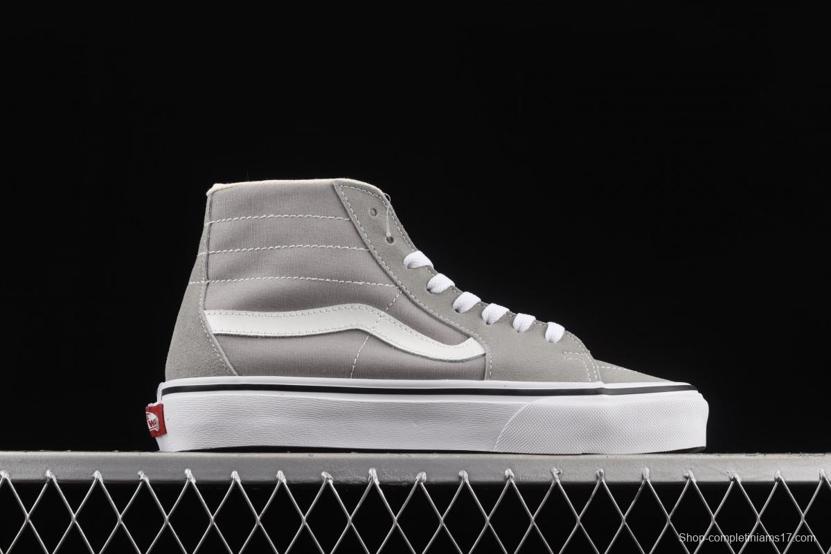 Vans Sk8-Hi Vance light gray Gaobang casual canvas shoes VN0A4U16IYP