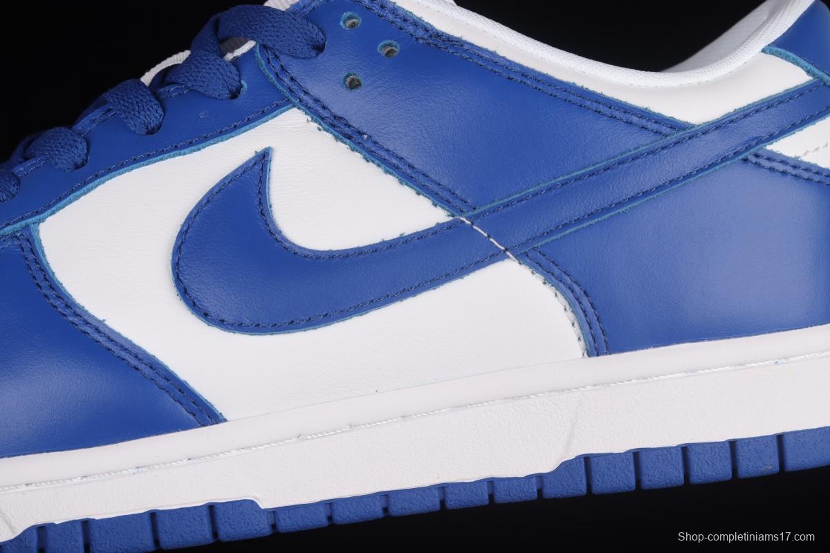 NIKE SB DUNK Low Pro Kentucky White Blue University of Kentucky Board shoes CU1726-100