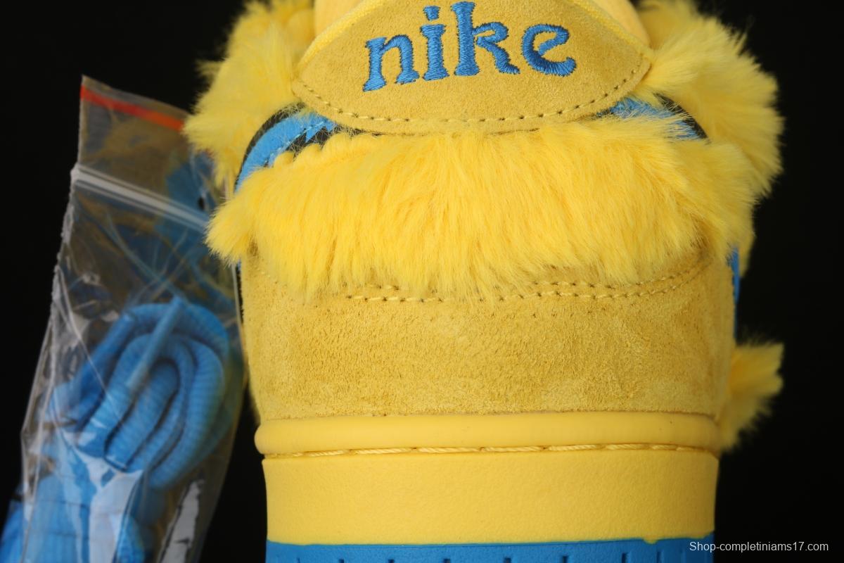 Grateful DeAdidas x NIKE SB DUNK Low Yellow Bear joint style yellow and blue bear sports skateboard shoes CJ5378-700