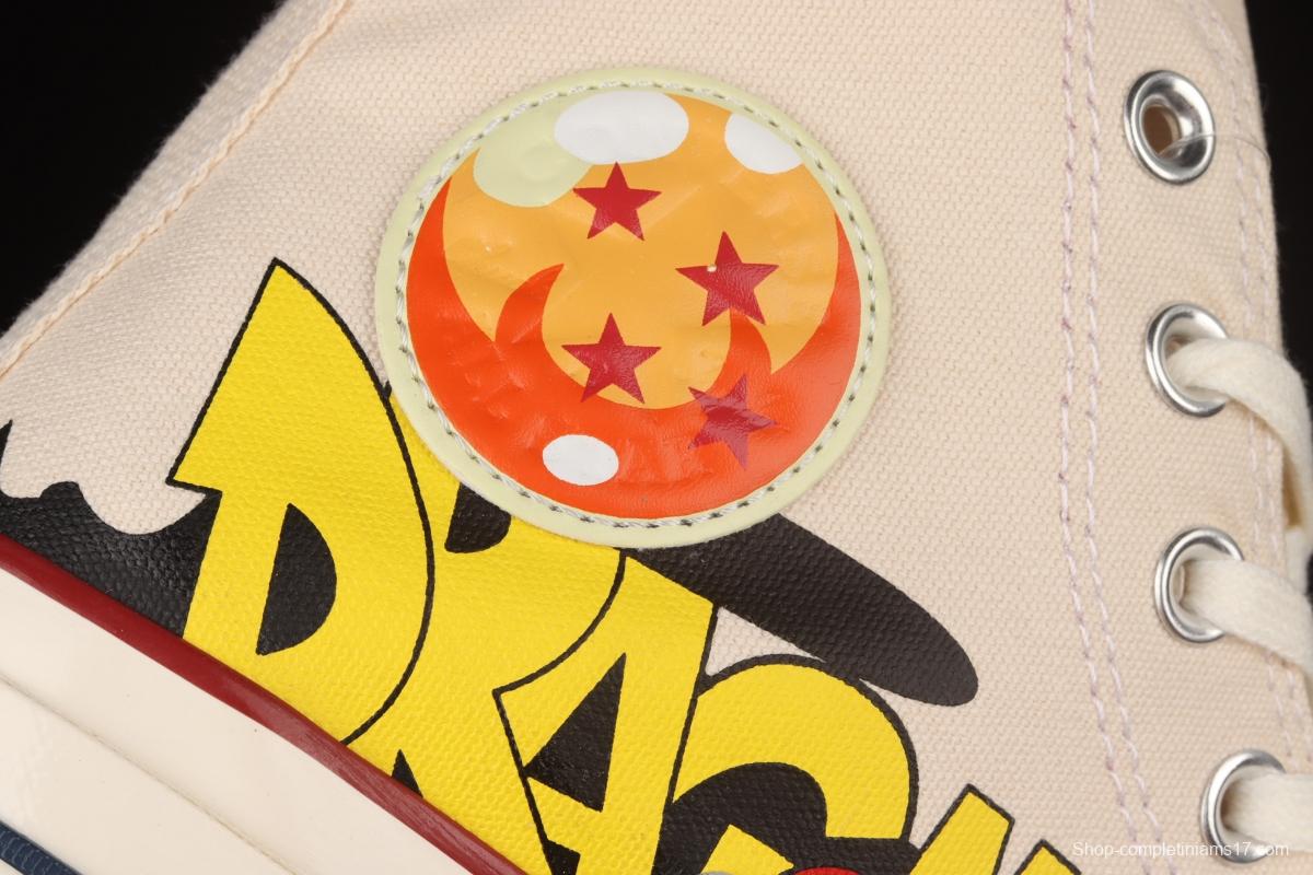 Converse x Seven Dragon Balls comics co-named limited edition high-top casual board shoes 167781C