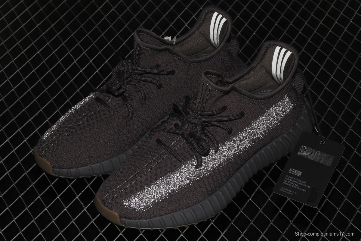 Adidas Yeezy Boost 350V2 Cinder FY4176 Darth Coconut 350 second generation hollowed-out side transparent rubber all over the sky star color BASF popcorn