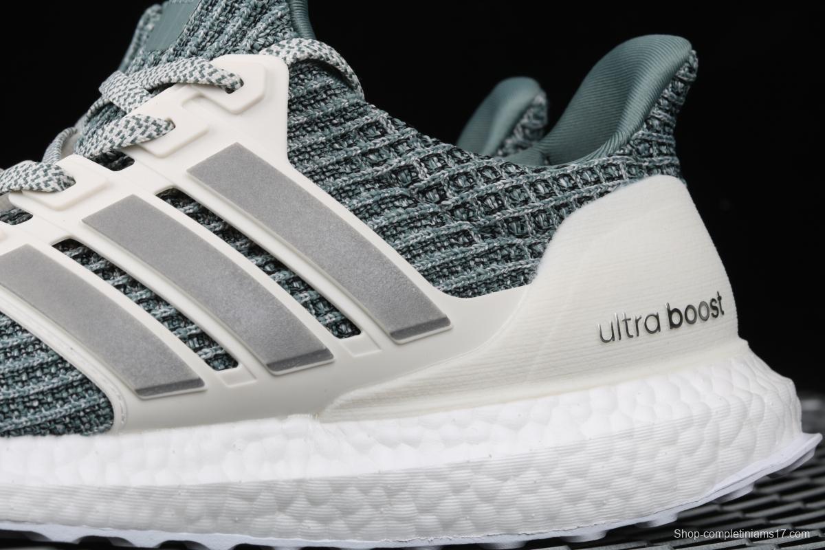 Adidas Ultra Boost 4.0 Pale Mint Green CM8272 the fourth generation of knitted striped mint green UB