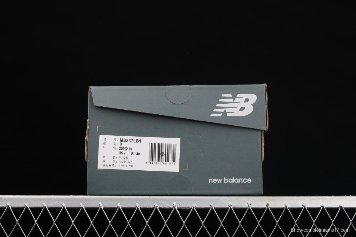 New Balance MS237 series retro leisure sports jogging shoes MS237LB1