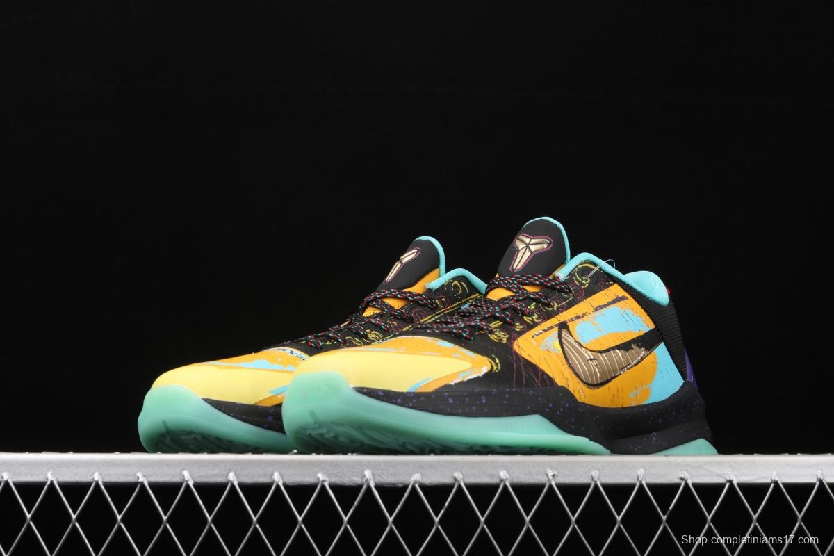 NIKE Zoom Kobe 5 Protro Kobe Bryant 5 Masters Road low-gang sports basketball shoes 386647-700