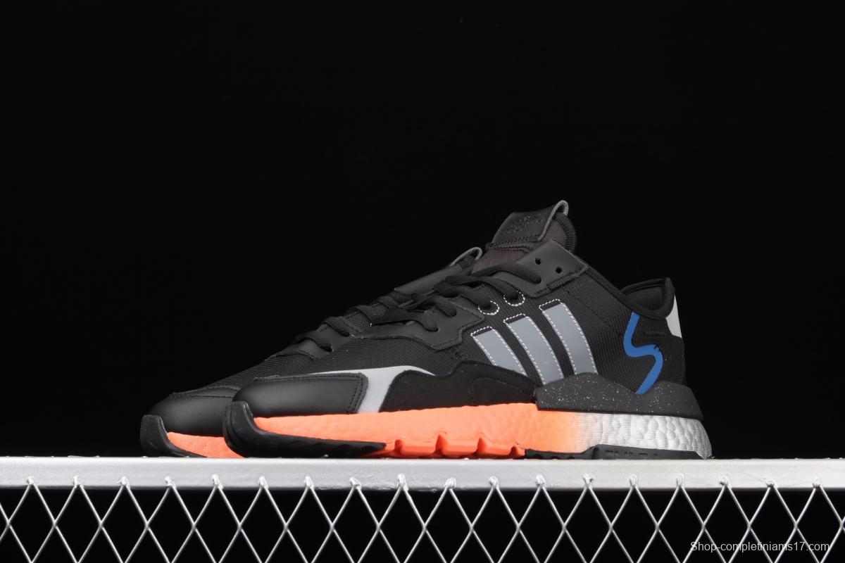 Adidas Nite Jogger Boost FY3686 3M reflective retro running shoes