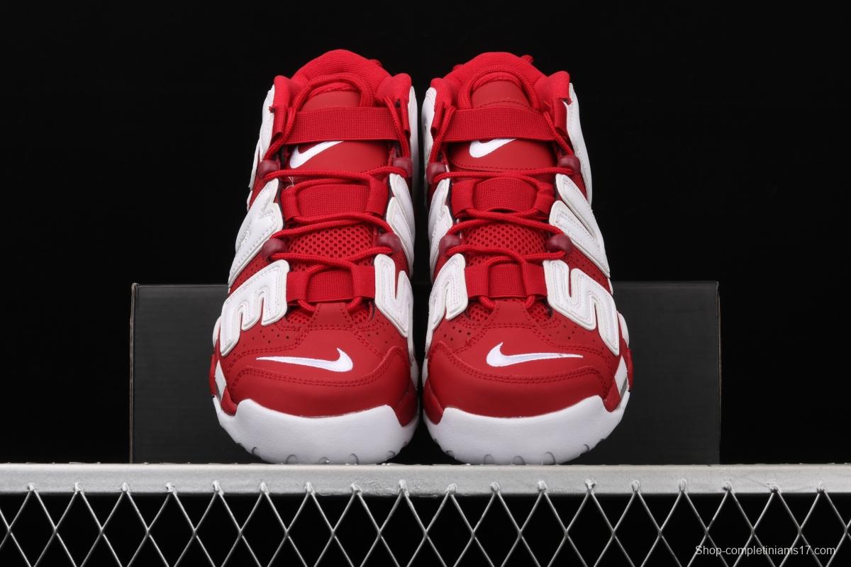 Supreme x NIKE Air More Uptempo co-signed AIR classic high street leisure sports basketball shoes 902290-600