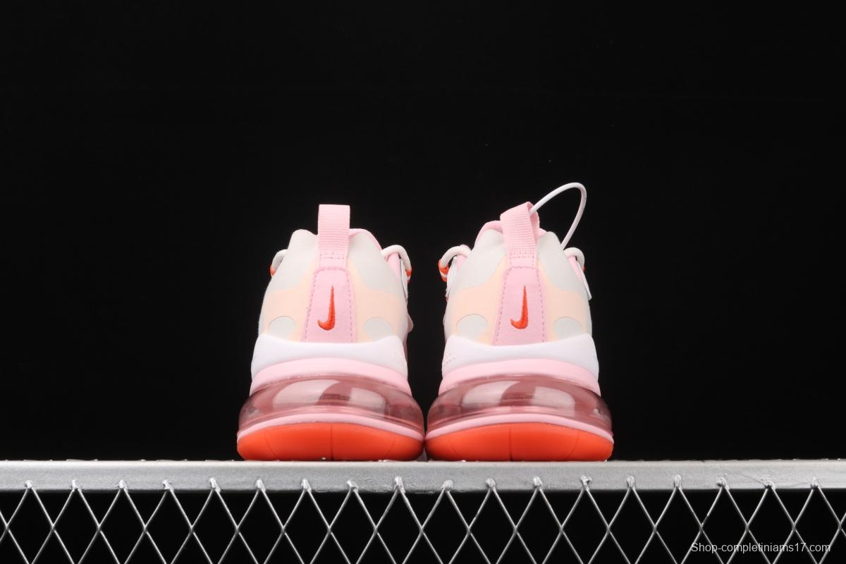 NIKE Air Max 270React new high-frequency mesh hollowing out function half-palm air cushion running shoes CJ0619-103