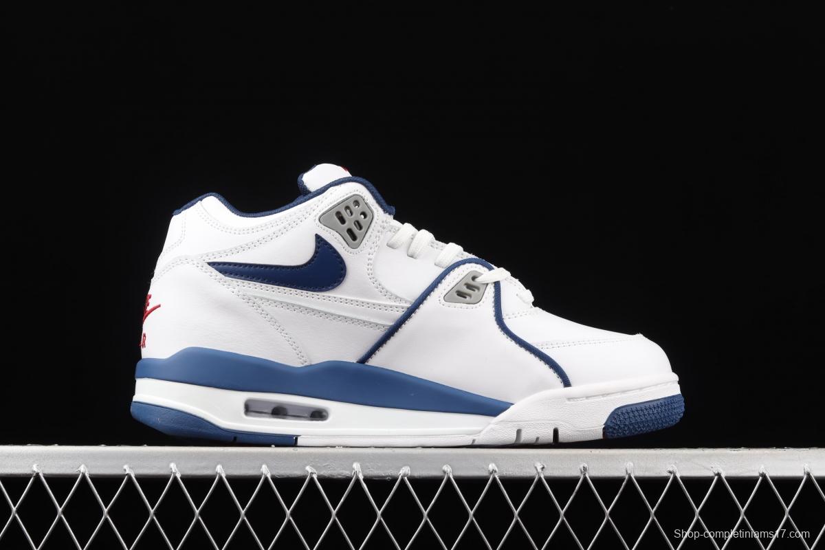 NIKE Air Flight 89 White and Blue Air cushion Basketball shoes CN5668-101
