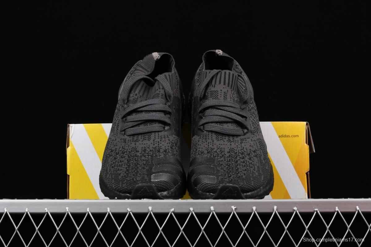 Adidas Ultra Boost Uncaged LTD Triple Black BA7996 socks and shoes