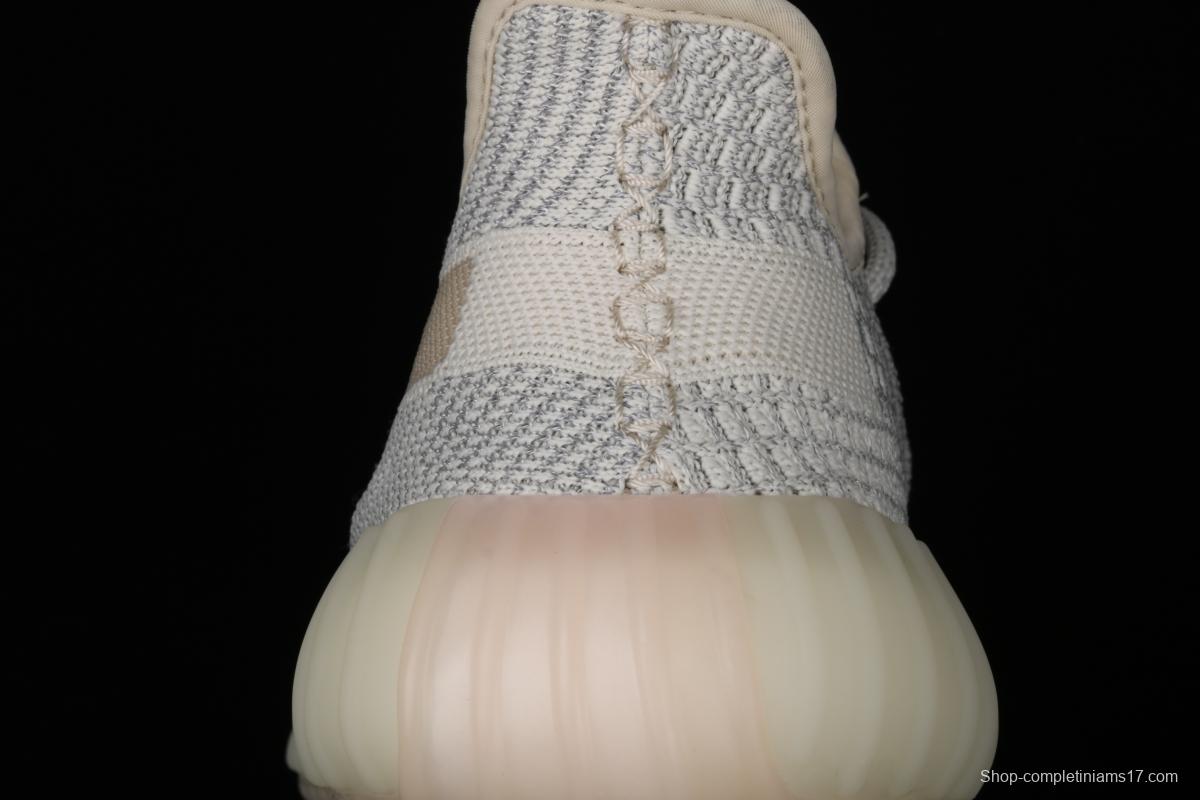 Adidas Yeezy 350 Boost V2 FV3254 Darth Coconut 350 second generation beard white hollowed-out star color