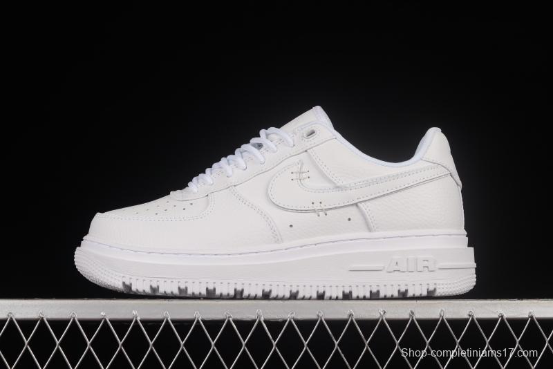 NIKE Air Force 1 Low Luxe Low Top Platform Casual Sneakers DB4109-201