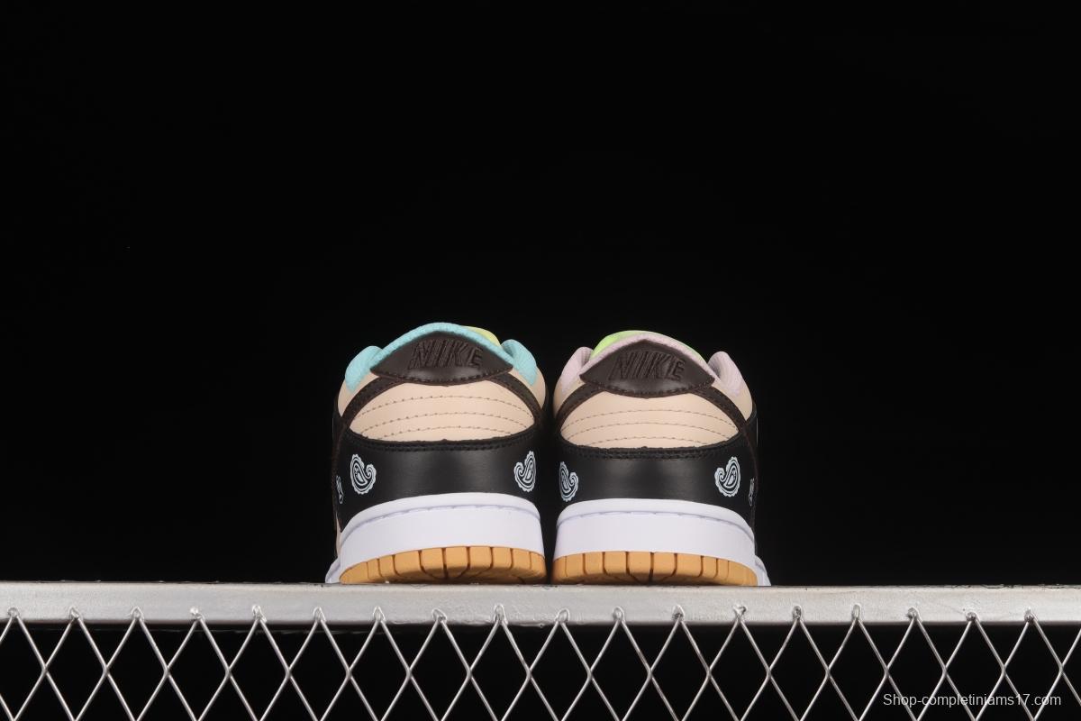 NIKE DUNK Low SE Free .99 Cashew Flower SB Buckle Shredded Backboard Fashion Casual Sneakers DH0952-001