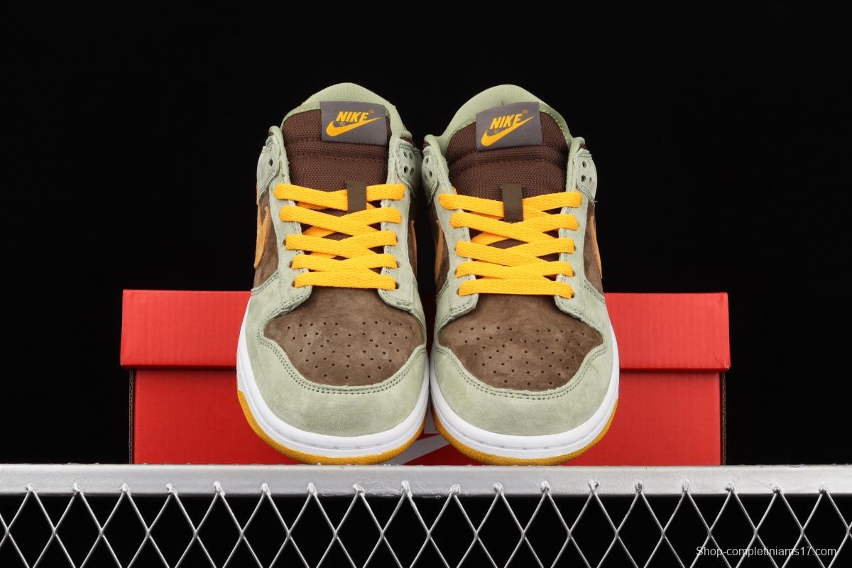 NIKE SB DUNK Low Prm green brown orange SB rebound fashion casual board shoes DH5360-300