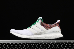 Adidas Ultra Boost 4.0das fourth generation knitted striped white rainbow UB # limited edition of Chengdu, a Chinese cultural city