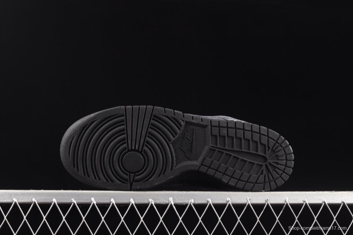 Dover Street Market x NIKE DUNK Low Triple Black Black Valentine's Day SB Slam Dunk Series low-top skateboard shoes DH2686-002
