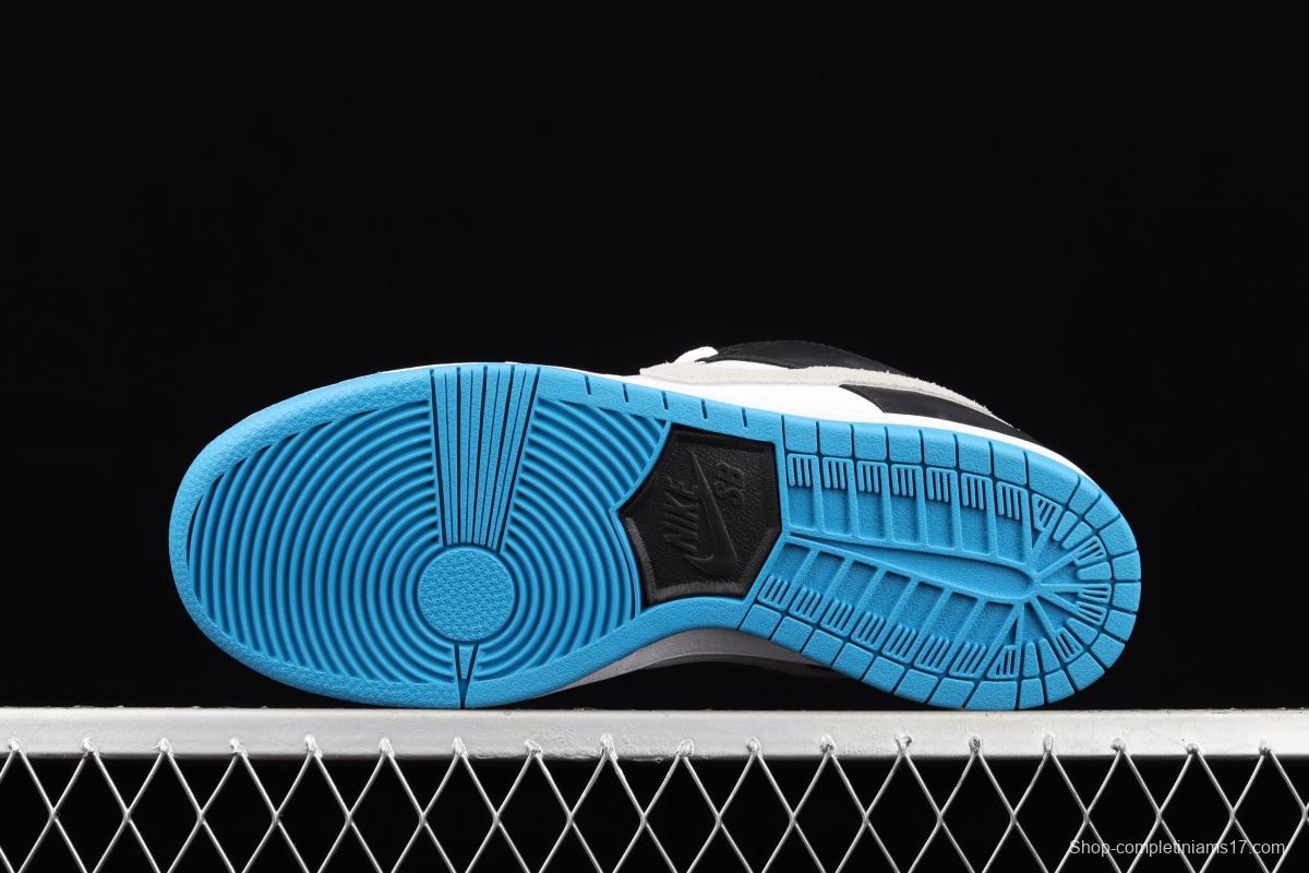 NIKE SB DUNK Low Prm laser blue color SB buckle rebound fashion casual board shoes BQ6817-101