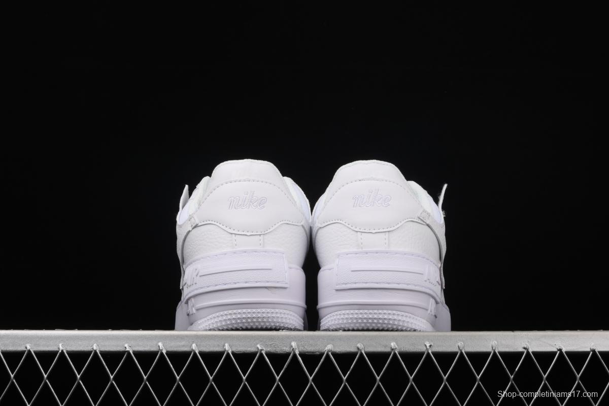 NIKE Air Force 1 ShAdidasow light weight heightened low-top board shoes CI0919-110,