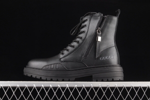 Gucci Screener GG High-Top Sneaker Gucci retro college style leisure Martin boots 02JPO605533