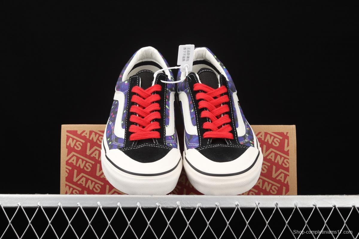 Vans Style 36 Cecon SF half-moon bald magic box deformation colorful checkered low-top casual board shoes VN0A3MVL2XY