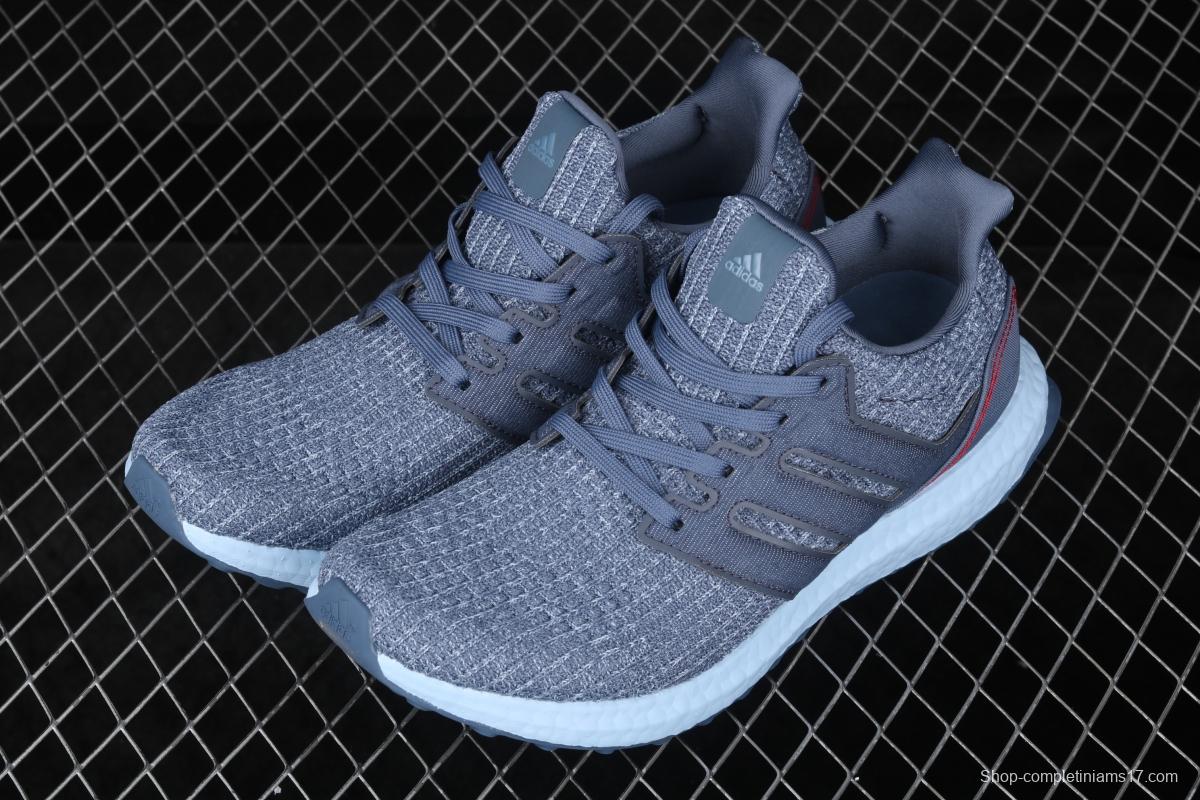 Adidas Ultra Boost 4.0G54002 Das fourth generation knitted striped water blue UB