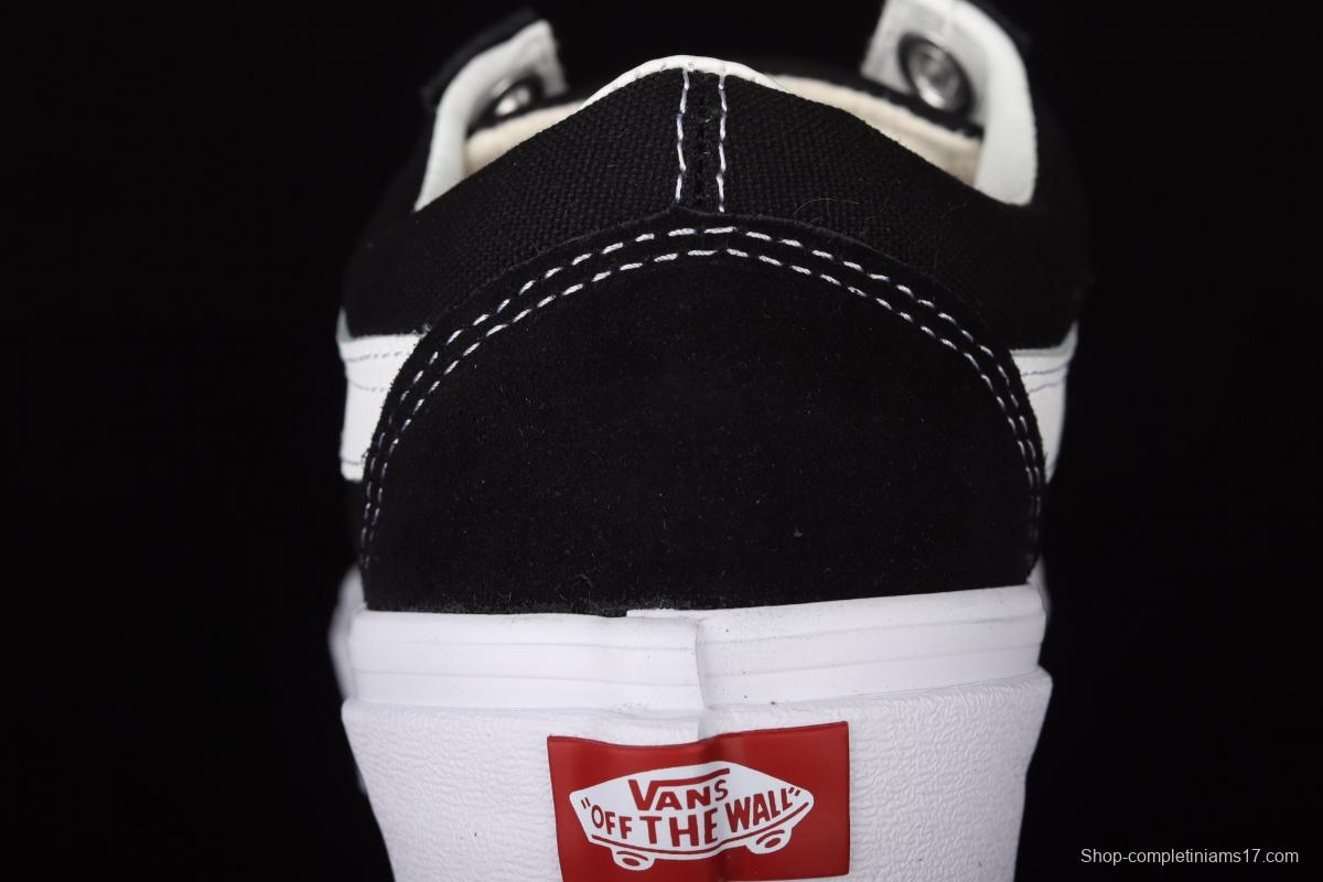 Vans Old Skool OS black and white side wide stripes LOGO low-top trendy sneakers VN0A3WLY6BT