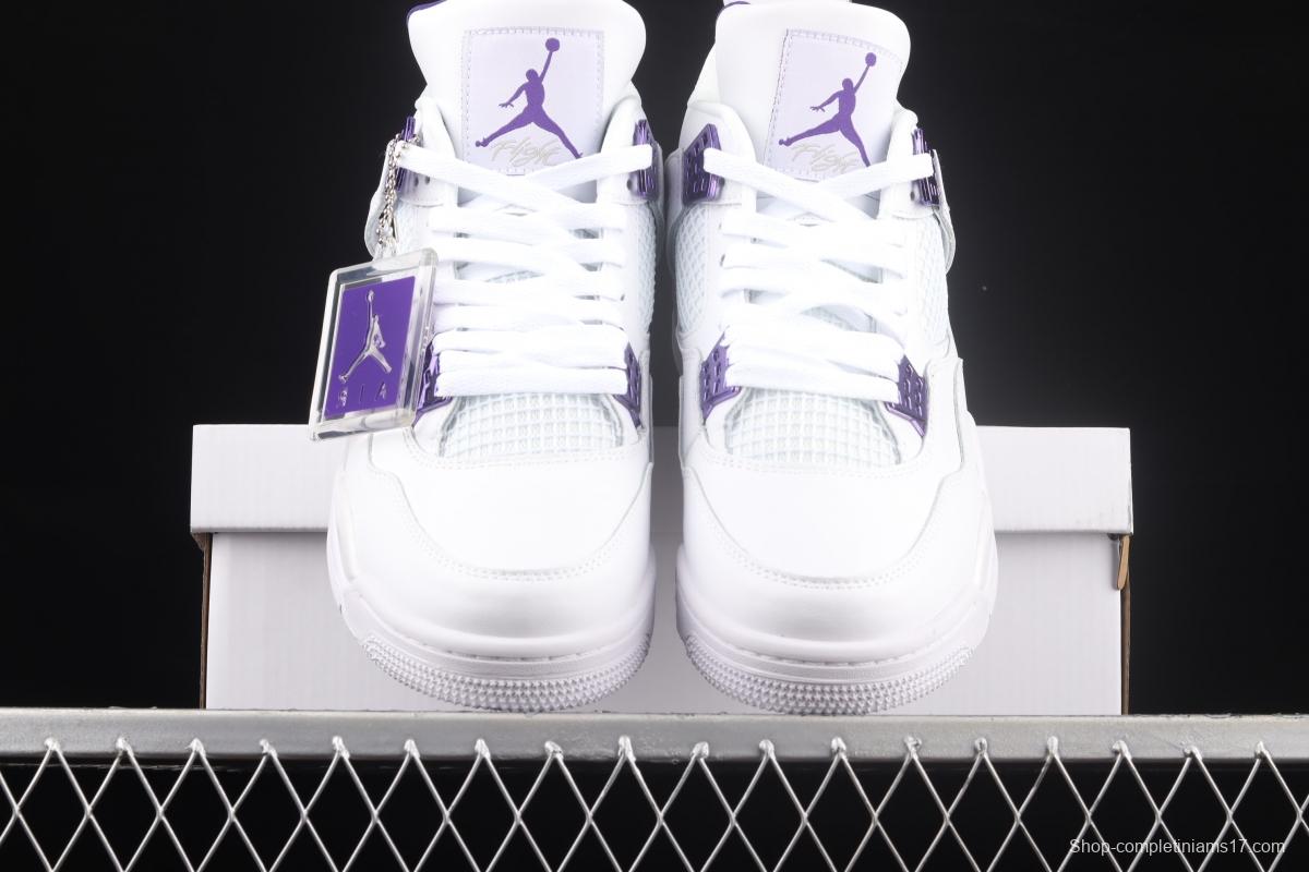 Air Jordan 4 Court Purple White and Purple head layer True Standard CT8527-115