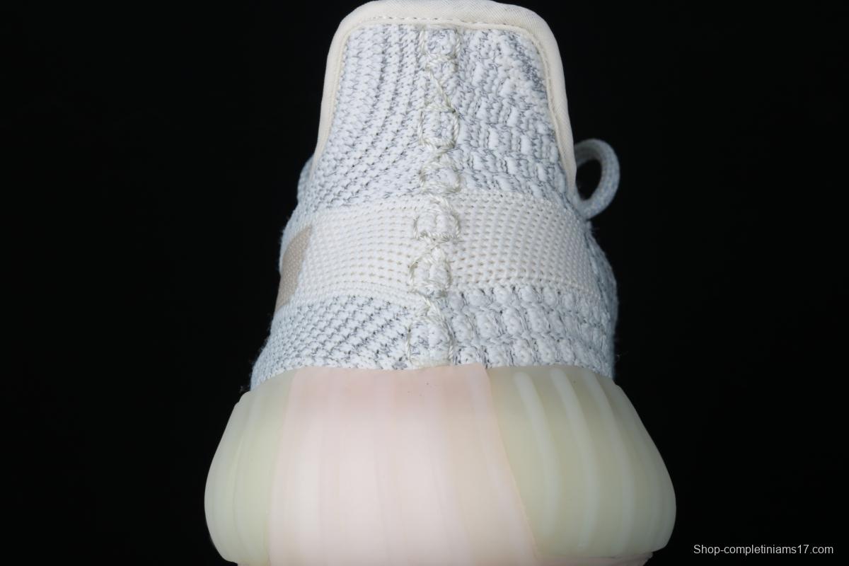 Adidas Yeezy 350 Boost V2 FV3254 Darth Coconut 350 second generation beard white hollowed-out star color