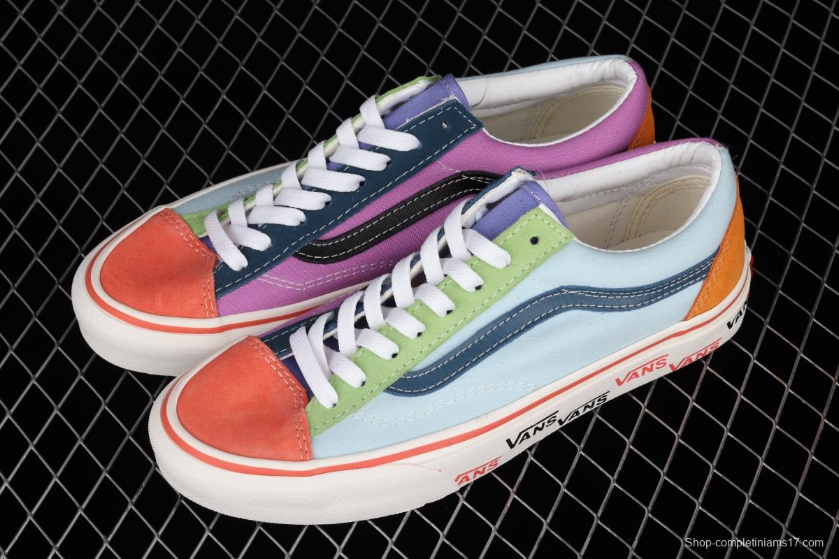 Vans Style 36 ice cream cream blue matching mandarin duck low upper board shoes VN0A54F66TA