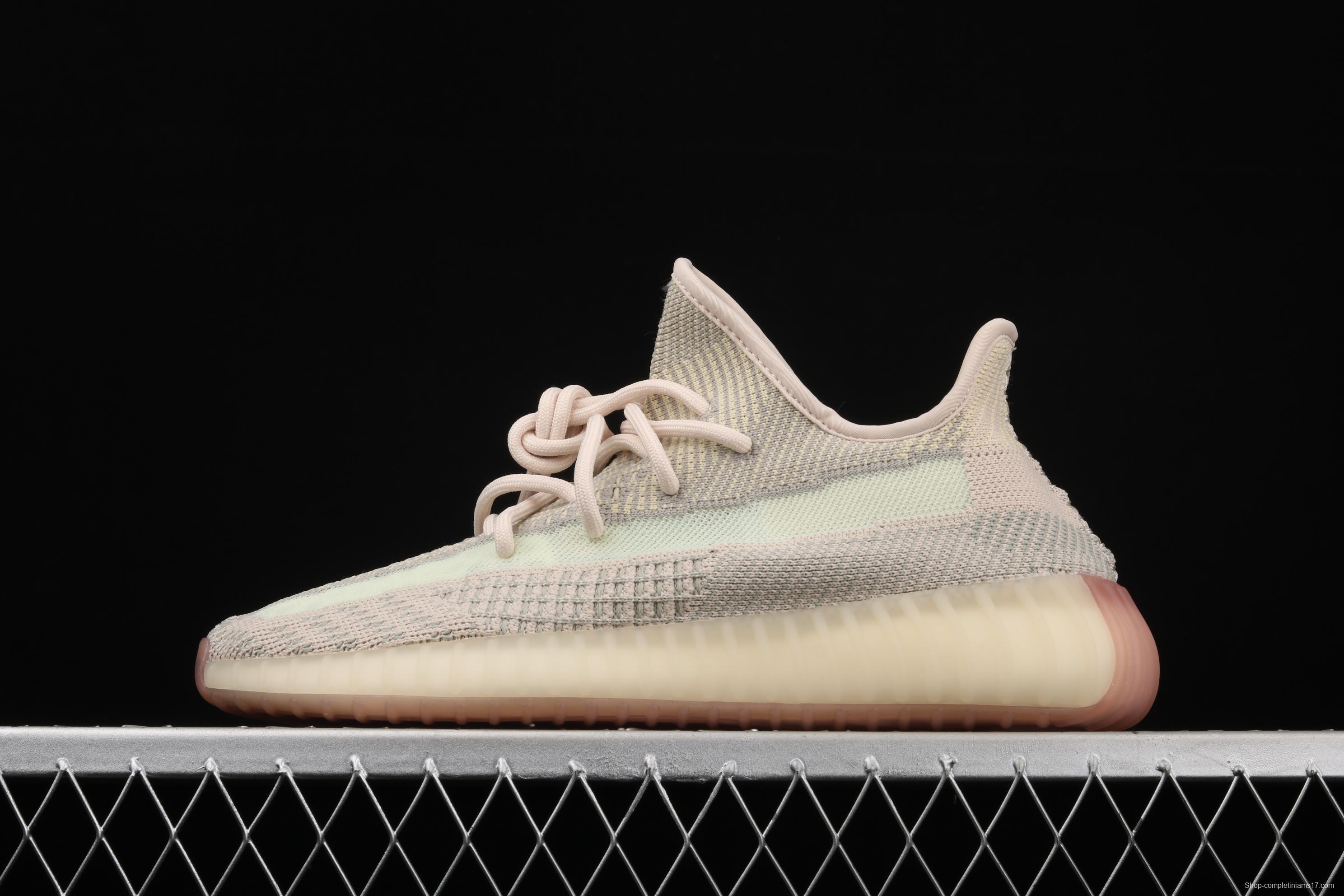 Adidas Yeezy Boost 350 V2 FW3042 Darth Coconut 350 second generation hollowed-out swans make color-matching BASF popcorn during the day