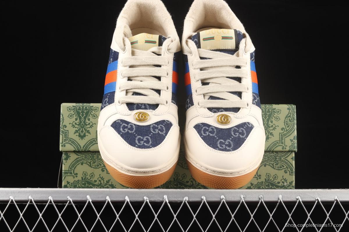 Gucci Distressed Screener Sneaker Gucci classic dirty shoes